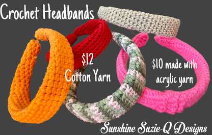 Headbands (Crochet)